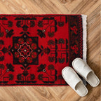 Afghan Wool Hallway Mat 2.1x1.4 ft