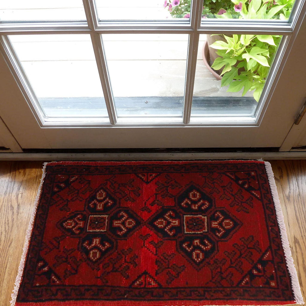 Afghan Wool Compact Mat 2.1x1.3 ft