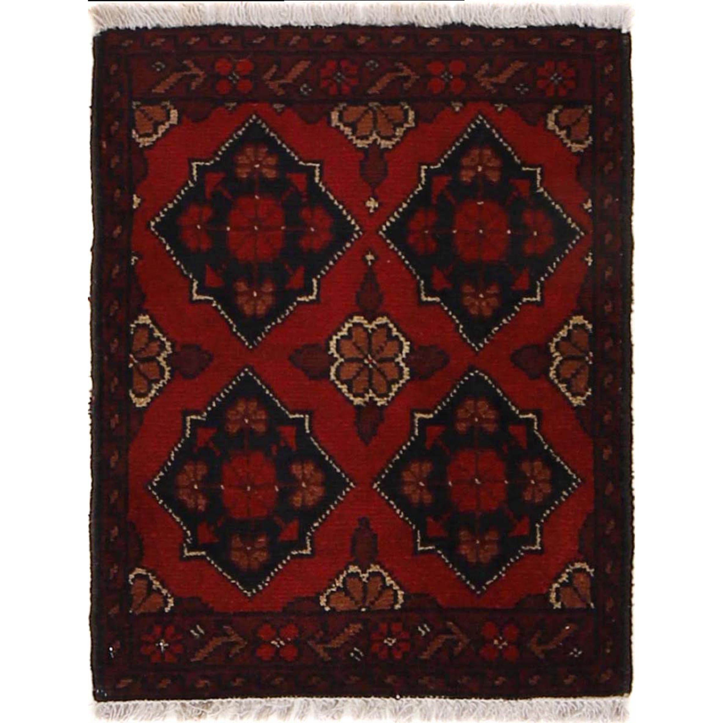 Mini Afghan Entry Doormat 2x1.4 ft