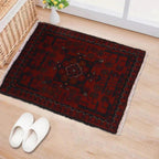 Afghan Wool Crafted Mat 2x1.3 ft