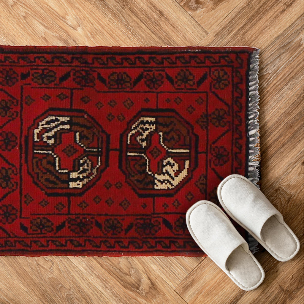 Nomadic Tribal Doormat Piece 1.9x1.4 ft