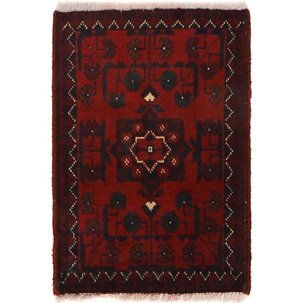 Afghan Wool Accent Mat 1.9x1.3 ft