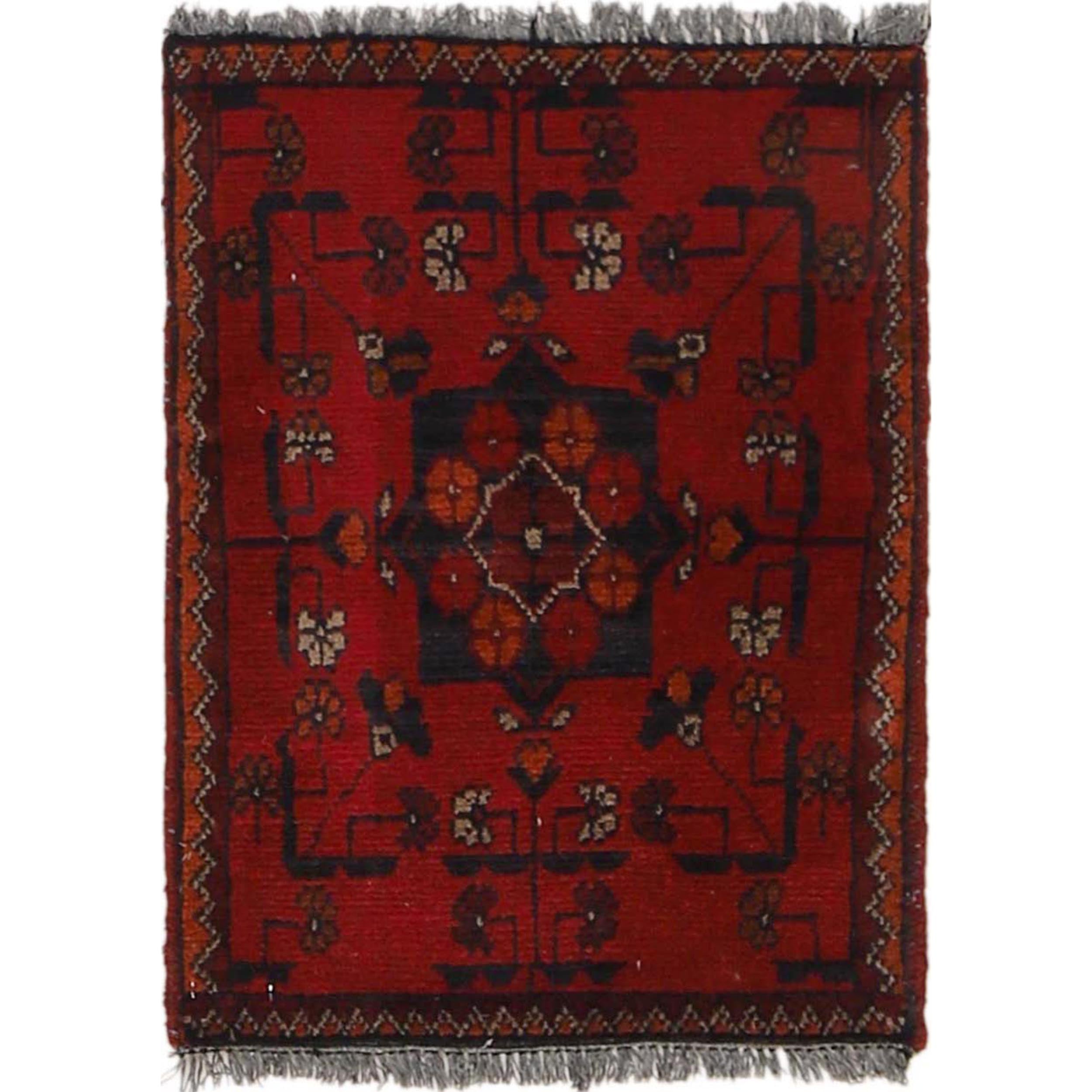 Afghan Wool Door Mat 1.9x1.4 ft