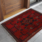 Afghan Wool Door Mat 1.9x1.4 ft