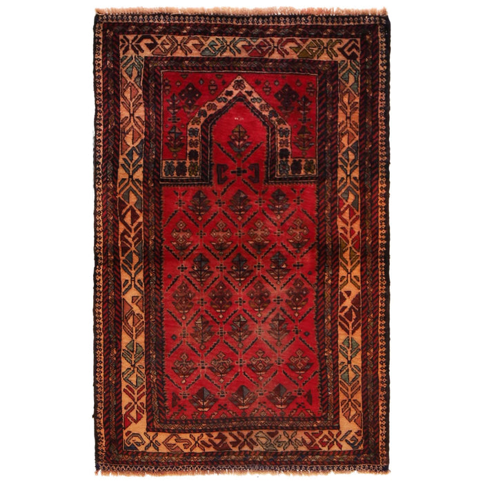 Afghan Crafted Worship Mat 4x2.6 ft