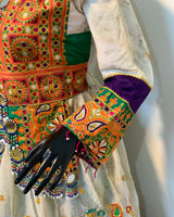 Traditional Pashtun Embroidered Dress