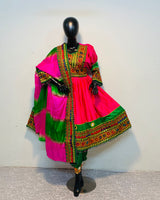 Traditional Pashtun Embroidered Two Piece Dress
