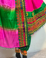 Traditional Pashtun Embroidered Two Piece Dress