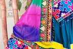 mirrors work afghani dress