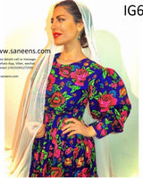 Afghan Blue Gown Dress