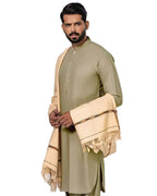 Cultural Pashtun Shawl Beige