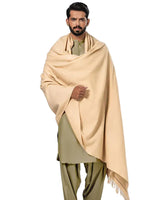 Cultural Pashtun Shawl Beige