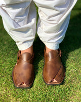 Handmade Leather Peshawari Chappal