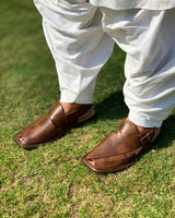 Handmade Leather Peshawari Chappal