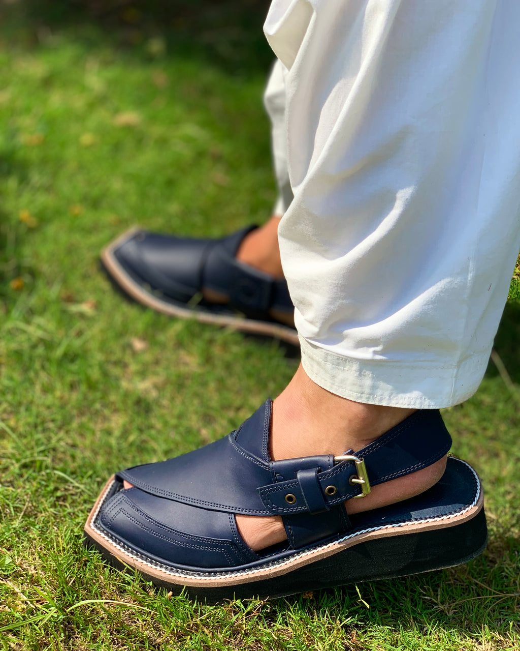Premium Leather Pashtun Chappal