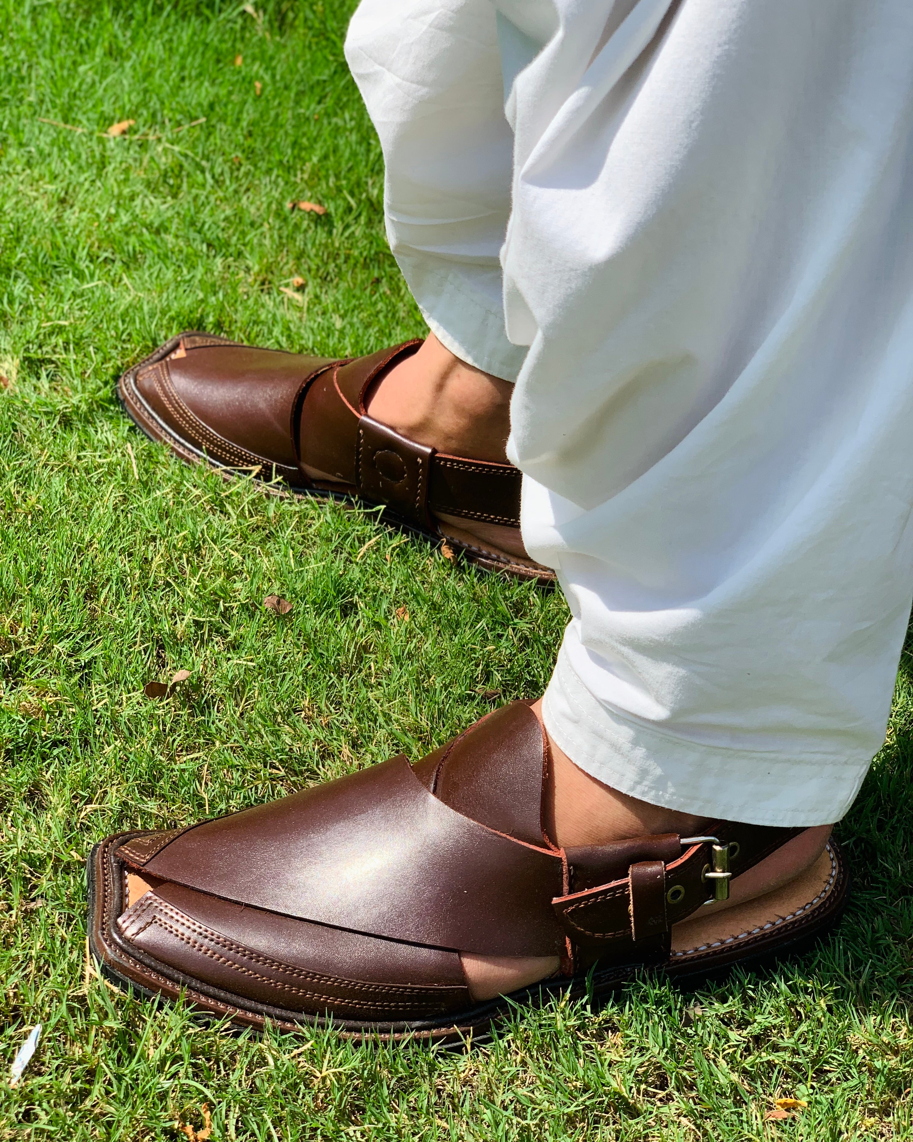 Handmade Leather Peshawari Chappal