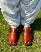 Royal Waterproof Leather Pashtun Chappal