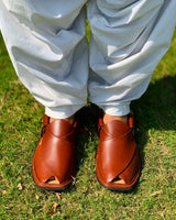 Royal Waterproof Leather Pashtun Chappal