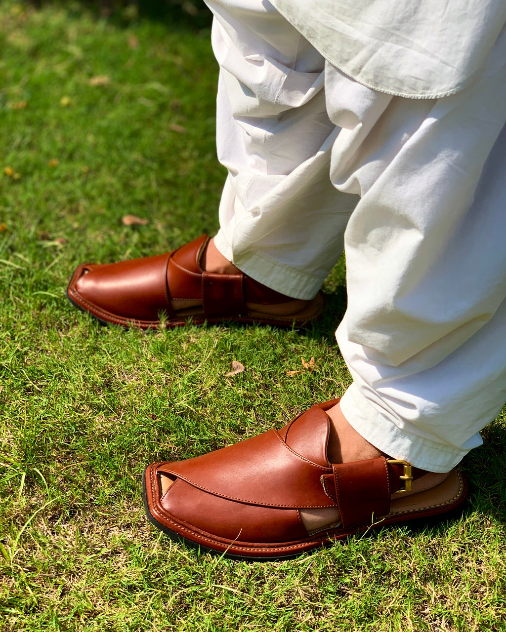 Royal Waterproof Leather Pashtun Chappal