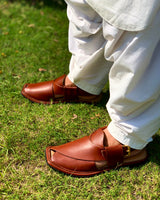 Royal Waterproof Leather Pashtun Chappal