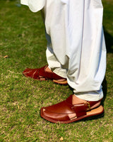 Royal Waterproof Leather Pashtun Chappal