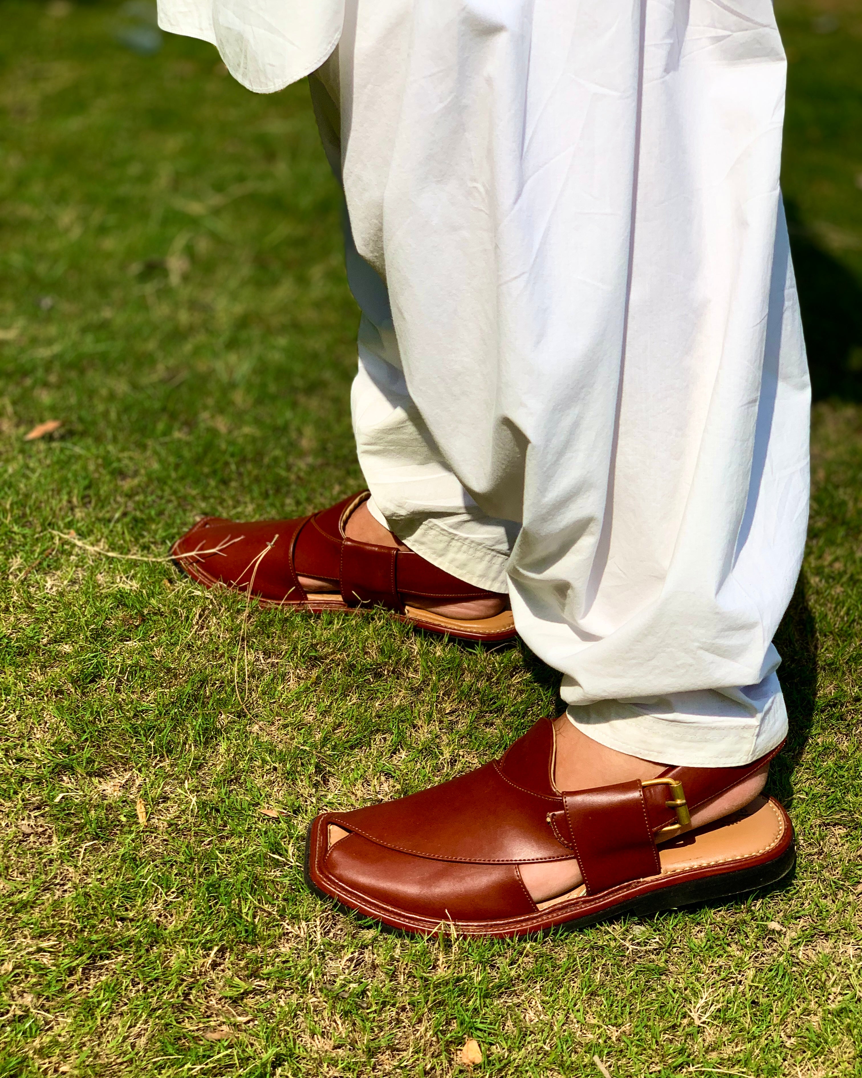 Royal Waterproof Leather Pashtun Chappal
