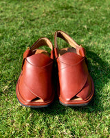 Royal Waterproof Leather Pashtun Chappal