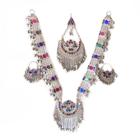 Afghan fashion kuchi silver sets