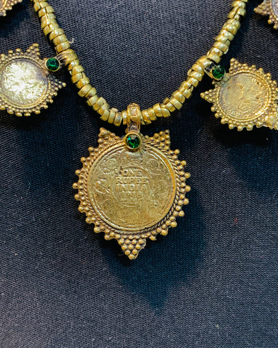 Afghan Tribal Coin Necklace Set