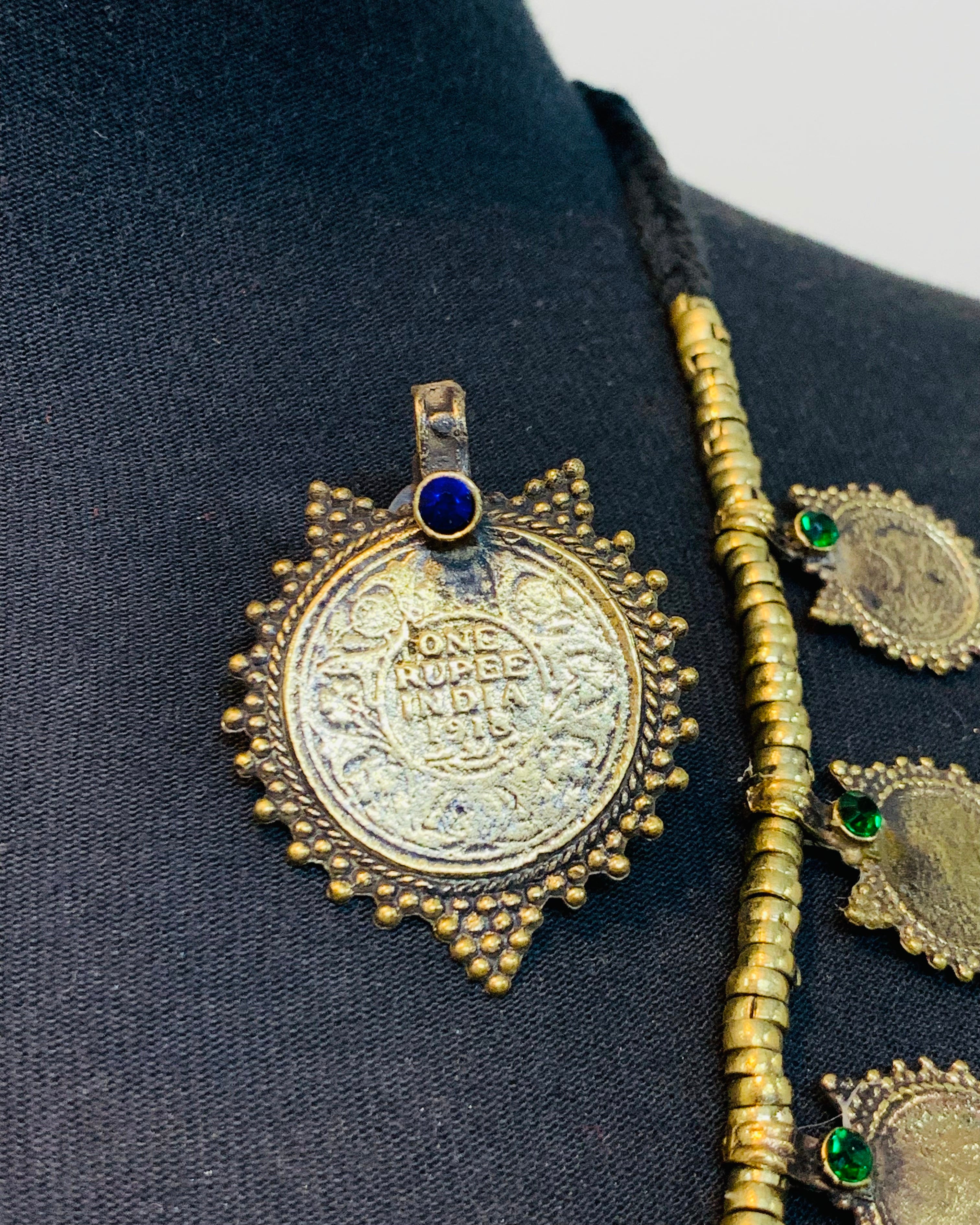Afghan Tribal Coin Necklace Set