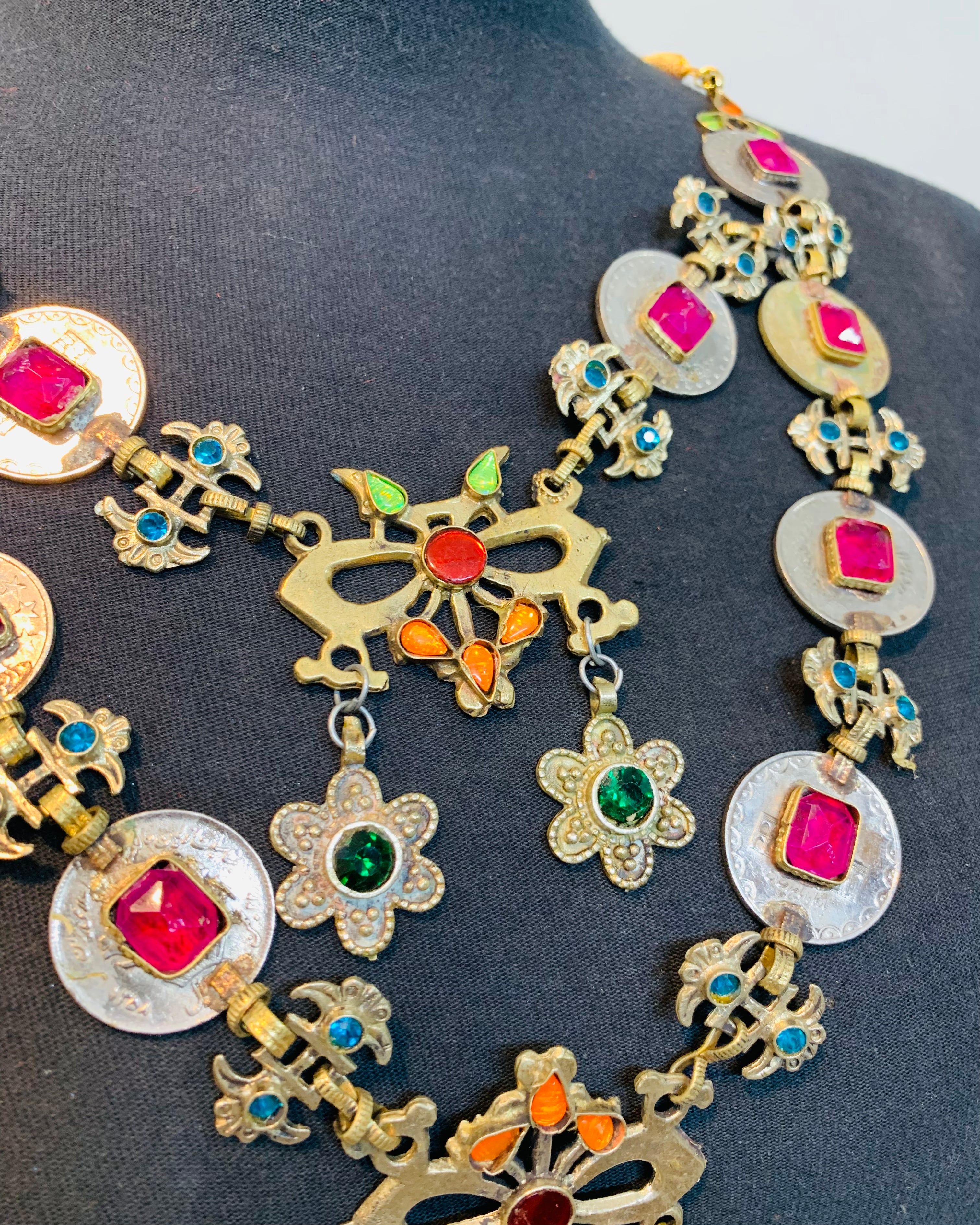 Afghan Tribal Coin Necklace
