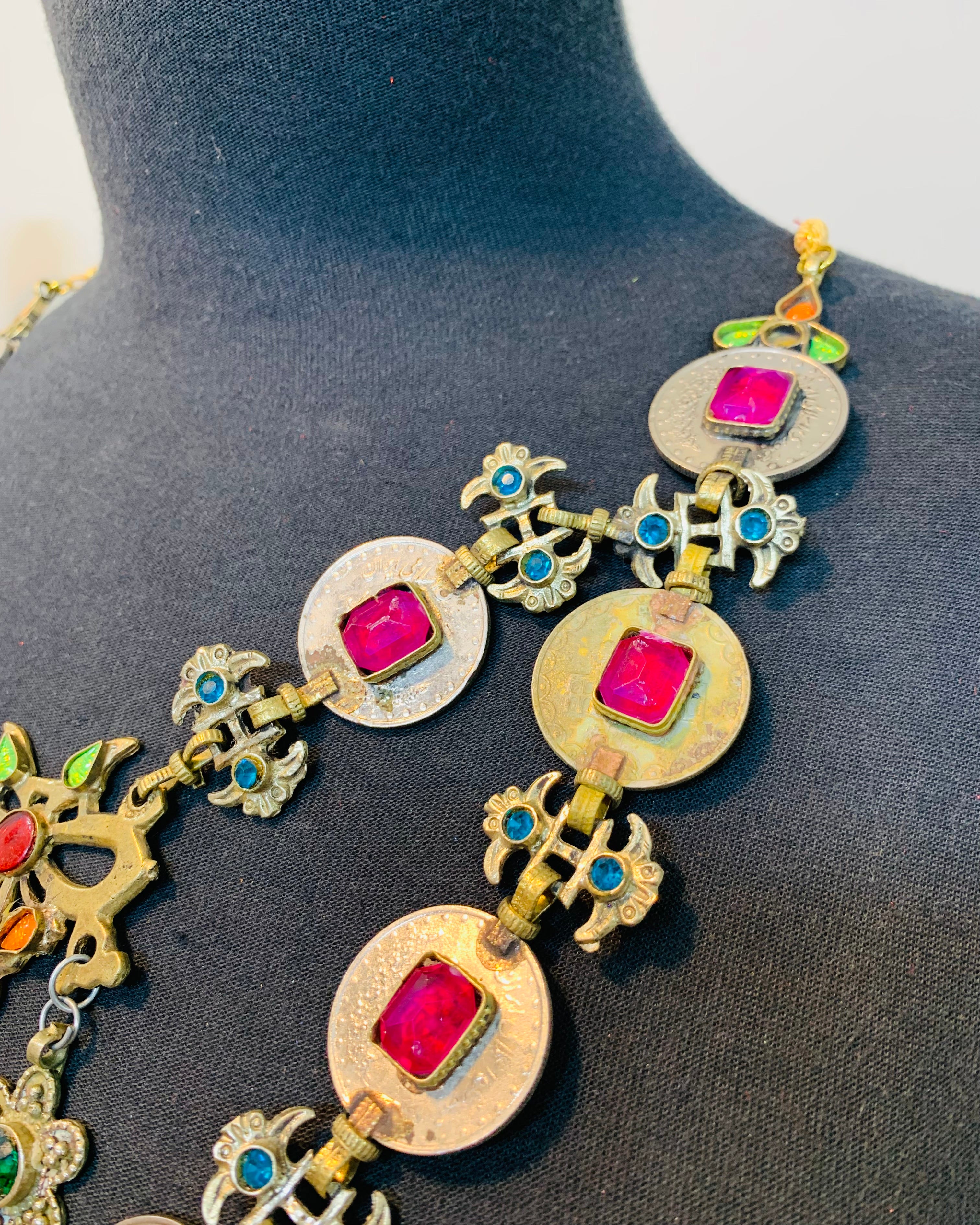 Afghan Tribal Coin Necklace