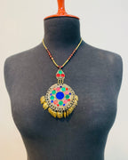Afghan Ethnic Pendant Necklace