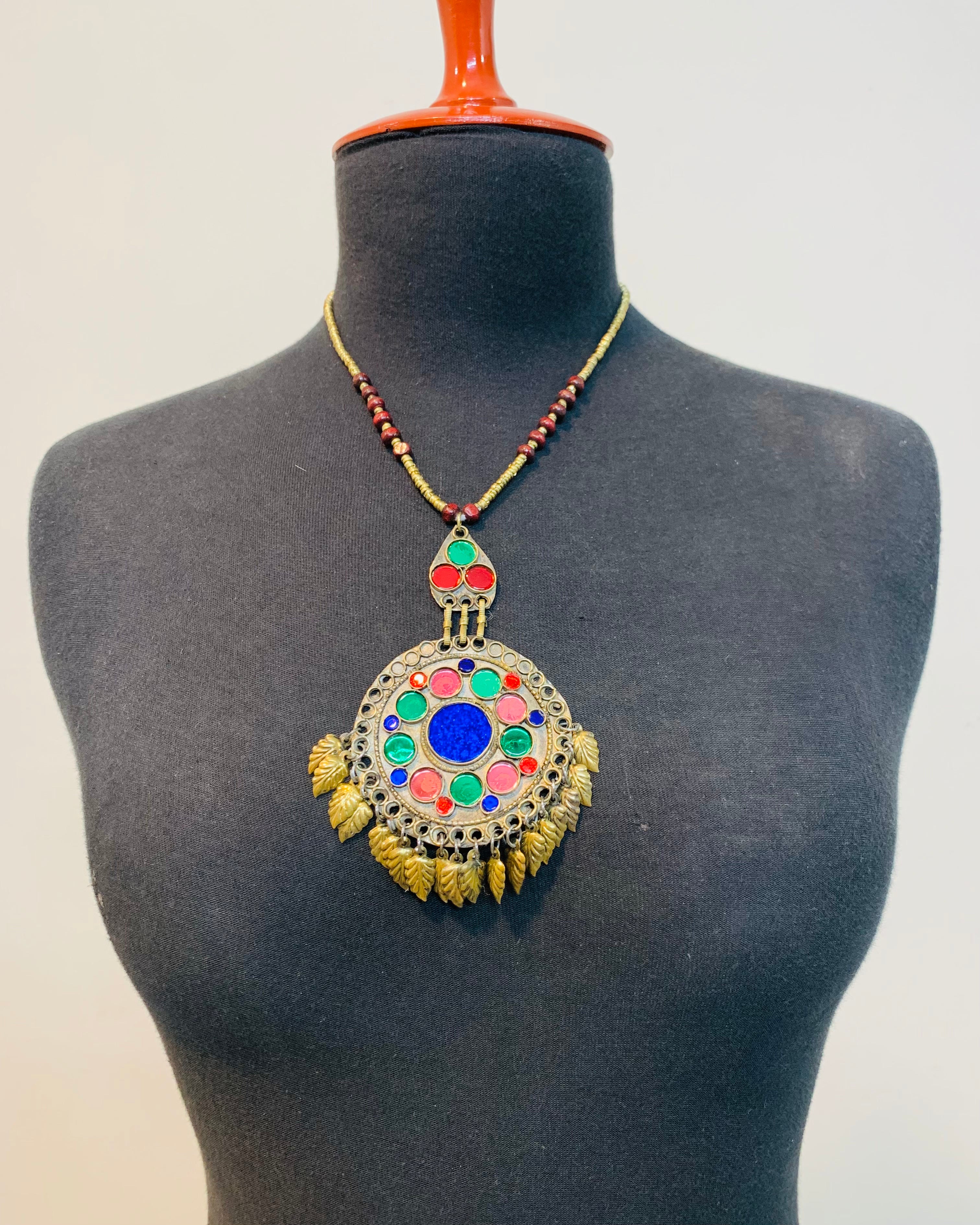 Afghan Ethnic Pendant Necklace