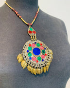Afghan Ethnic Pendant Necklace