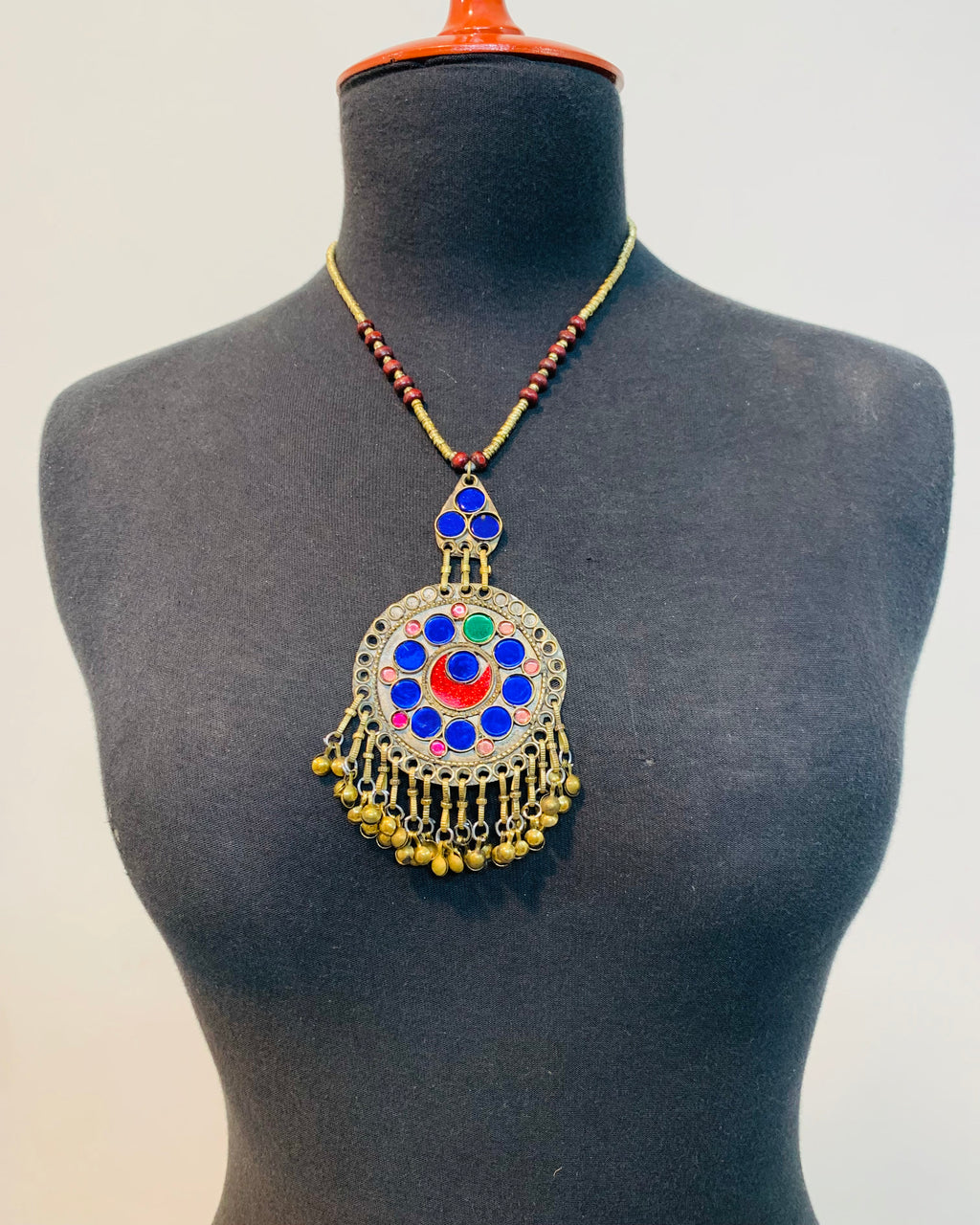 Handcrafted Tribal Statement Necklace