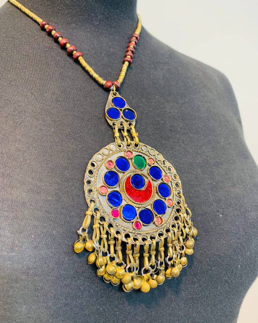 Handcrafted Tribal Statement Necklace