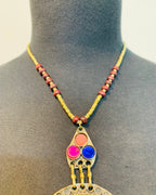 Handmade Afghan Festival Necklace