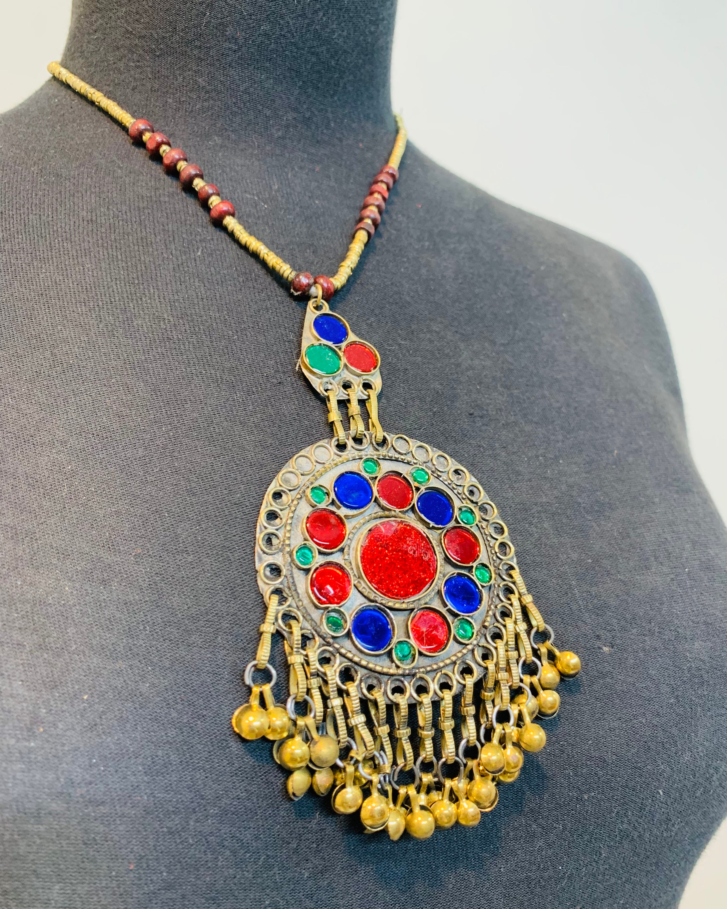 Vintage Afghan Artisan Pendant