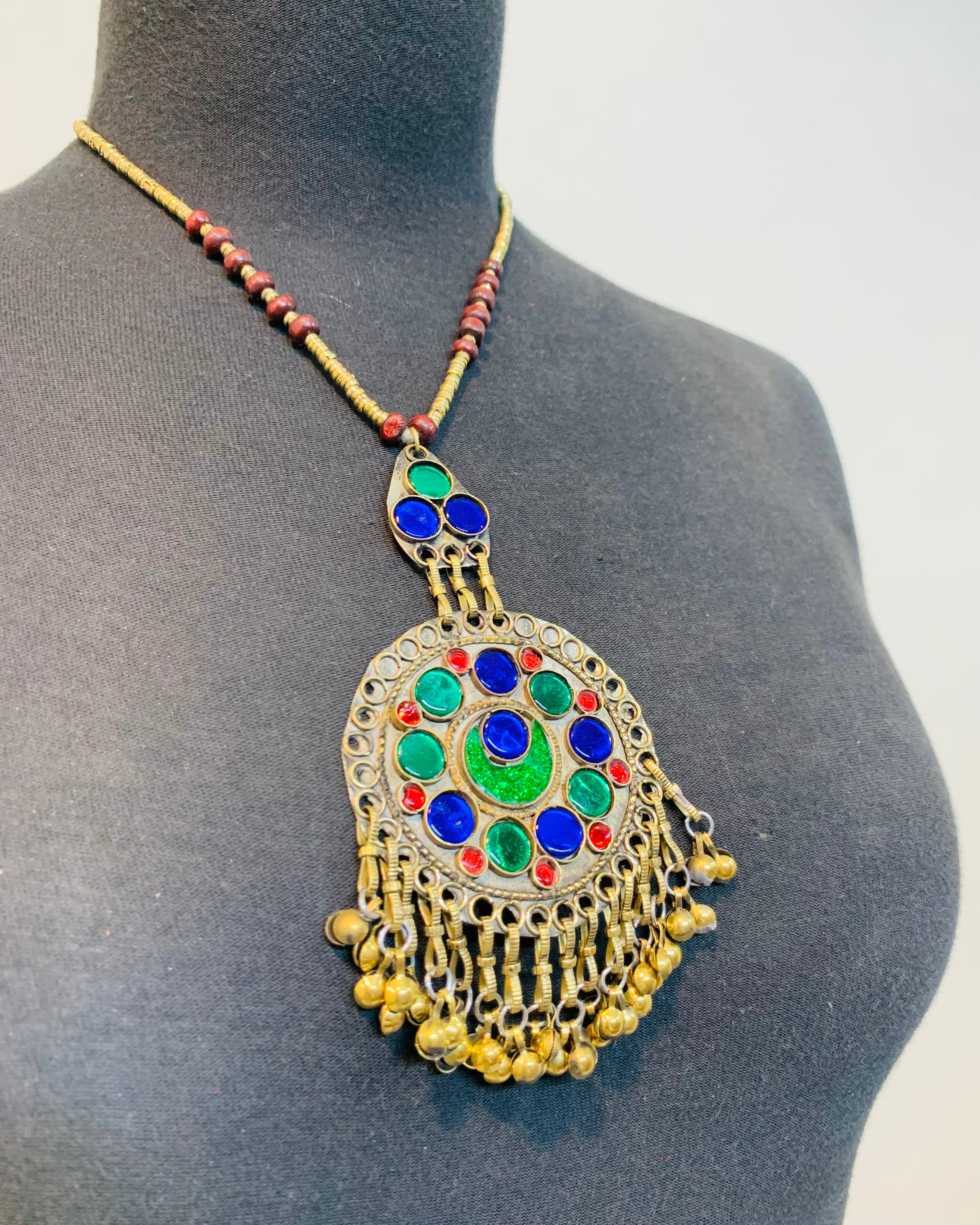 Tribal Afghan Pendant Jewelry