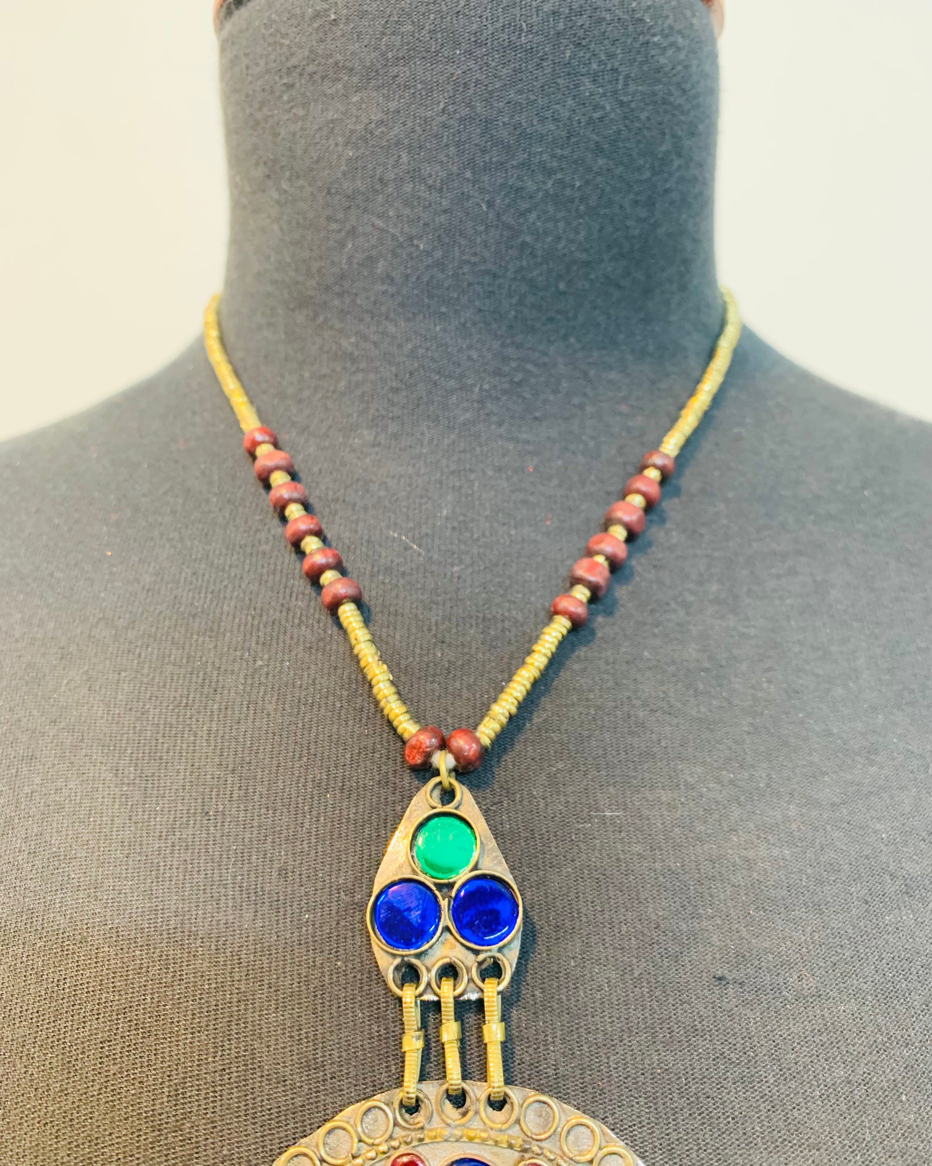 Tribal Afghan Pendant Jewelry