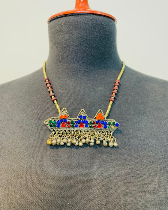 Afghan Artisan Pendant Necklace