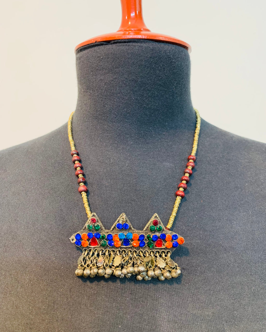 Tribal Afghan Beaded Necklace