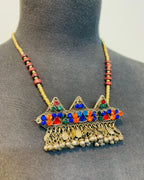 Tribal Afghan Beaded Necklace