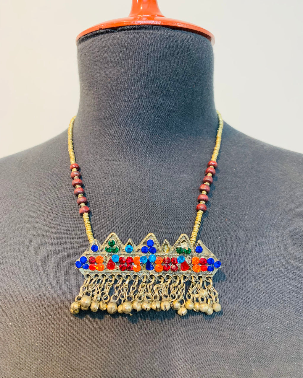 Handcrafted Bohemian Afghan Necklace