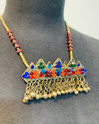 Handcrafted Bohemian Afghan Necklace