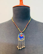 Afghan Tribal Beaded Pendant