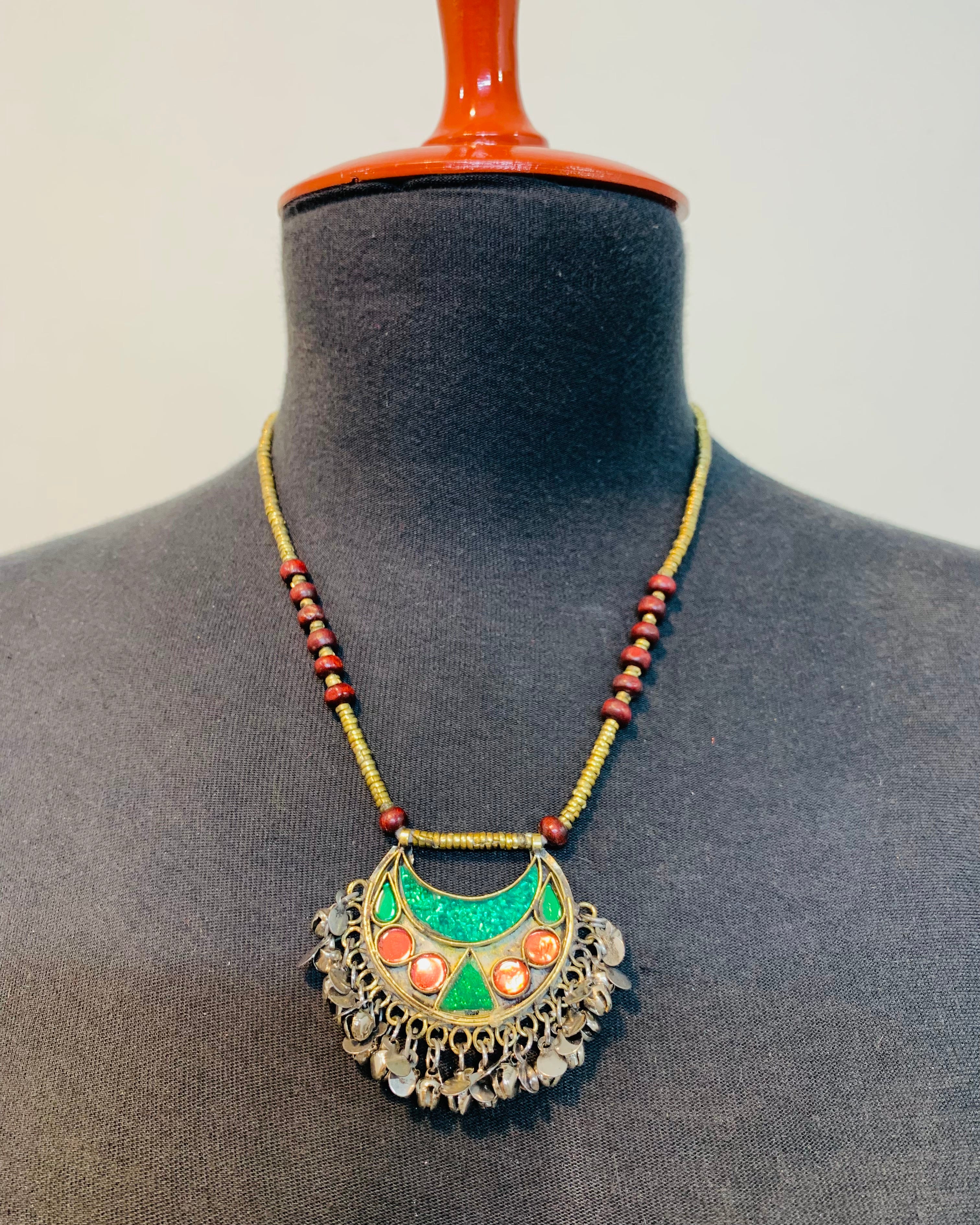 Afghan Handmade Folk Necklace