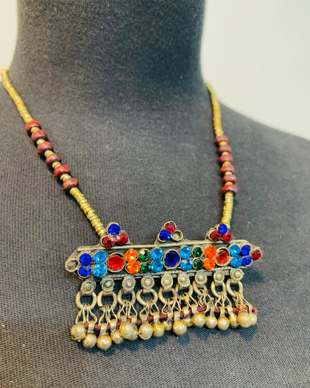 Handcrafted Bohemian Afghan Necklace