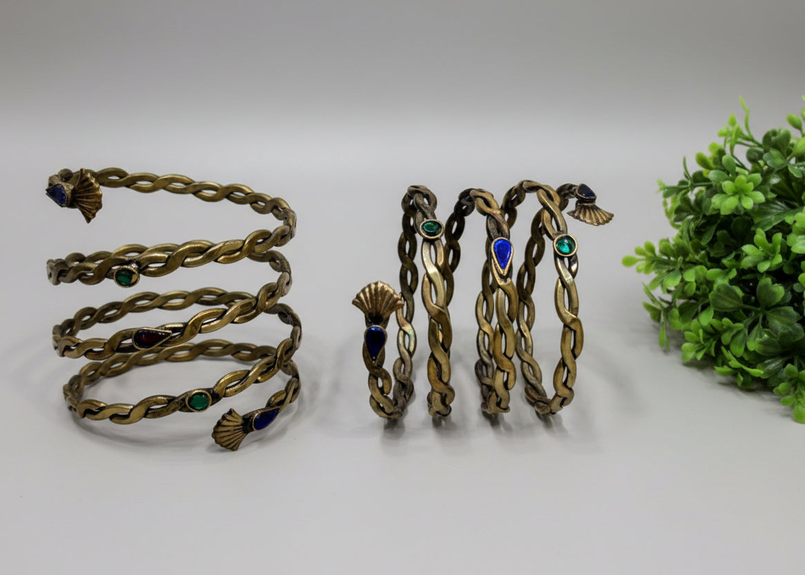 Gothic Style Spiral Bracelets